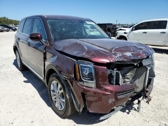 5XYP2DHC8LG076451 - 2020 KIA TELLURIDE BURGUNDY photo 1