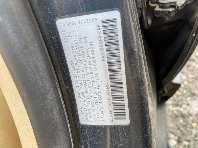 WVWRH63B71P087582 - 2001 VOLKSWAGEN PASSAT GLX Mavi foto 10