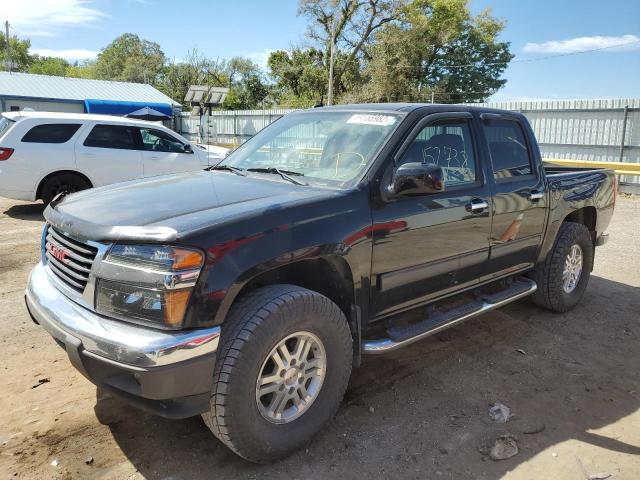 1GTH6PFE5C8124042 - 2012 GMC CANYON SLE BLACK photo 2