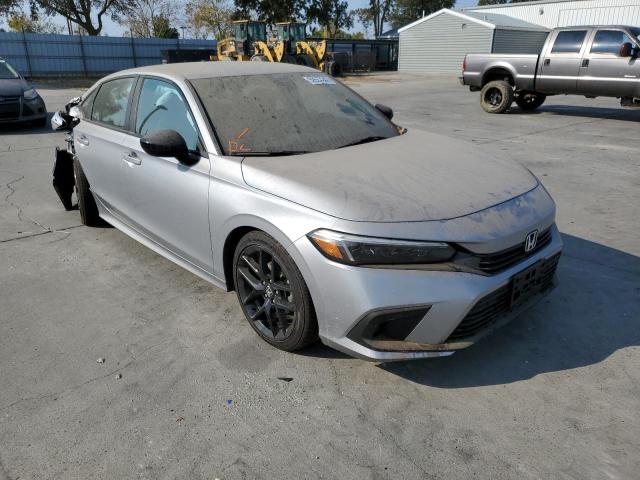 2HGFE2F53NH553627 - 2022 HONDA CIVIC SPOR SILVER photo 1