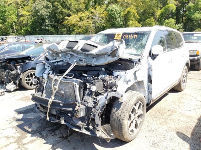 5XYP34HC4LG081370 - 2020 KIA TELLURIDE WHITE photo 2