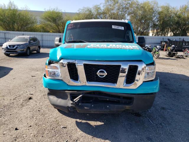 1N6BF0KM4GN800284 - 2016 NISSAN NV 1500 S TURQUOISE photo 9