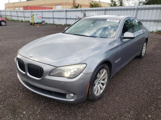 WBAKC6C54ACL67846 - 2010 BMW 750 I XDRI GRAY photo 2