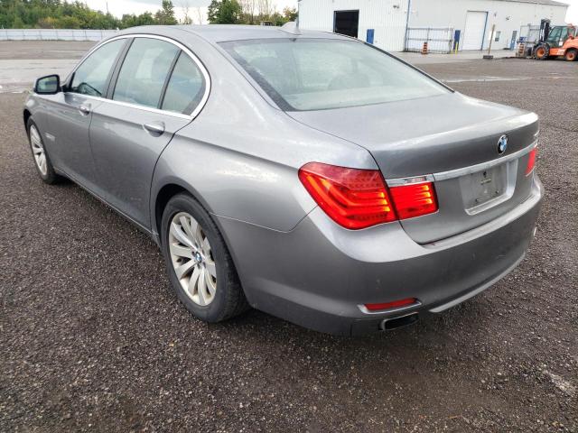 WBAKC6C54ACL67846 - 2010 BMW 750 I XDRI GRAY photo 3