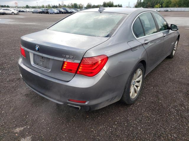 WBAKC6C54ACL67846 - 2010 BMW 750 I XDRI GRAY photo 4