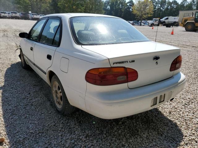 1Y1SK5289XZ433434 - 1999 CHEVROLET GEO PRIZM თეთრი ფოტო 3