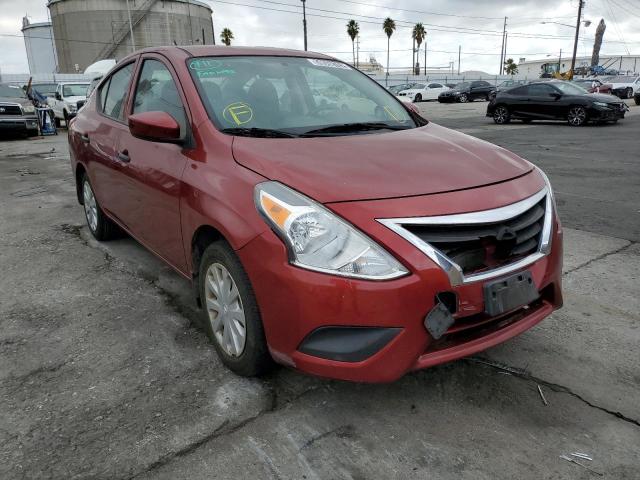 3N1CN7AP0HL854698 - 2017 NISSAN VERSA S BURGUNDY photo 1