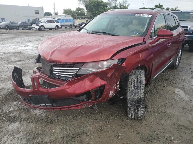 2LMTJ6KR9GBL80652 - 2016 LINCOLN MKX SELECT RED photo 2