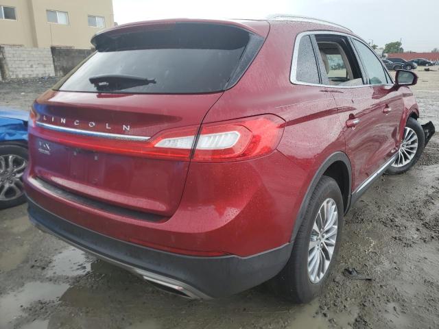 2LMTJ6KR9GBL80652 - 2016 LINCOLN MKX SELECT RED photo 4