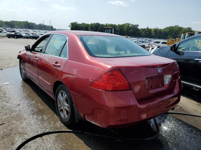 1HGCM56357A204007 - 2007 HONDA ACCORD SE RED photo 3