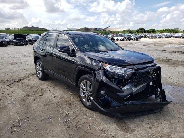 2T3C1RFV3MC172043 - 2021 TOYOTA RAV4 XLE P BLACK photo 1