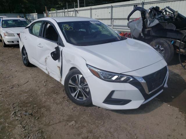 3N1AB8CV3NY235139 - 2022 NISSAN SENTRA SV WHITE photo 1