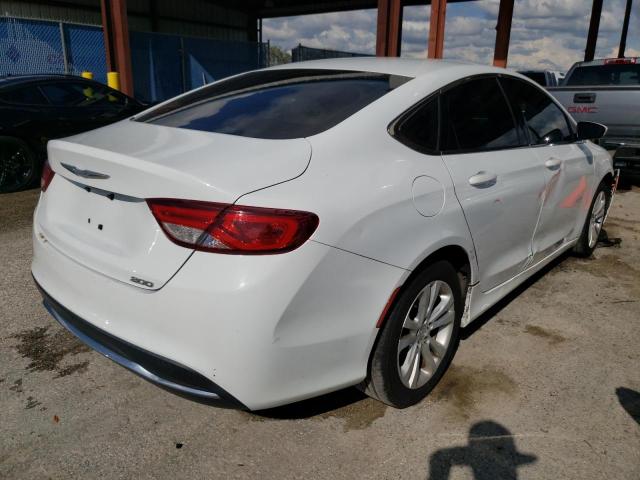 1C3CCCAB8GN130597 - 2016 CHRYSLER 200 LIMITE WHITE photo 4