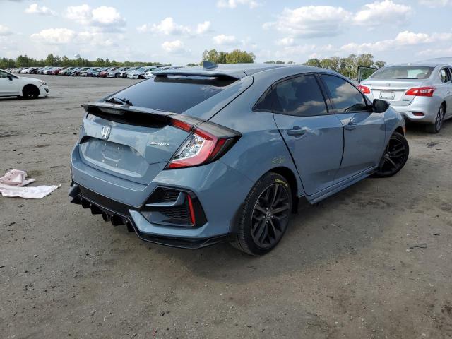 SHHFK7H4XMU421721 - 2021 HONDA CIVIC SPOR BLUE photo 4