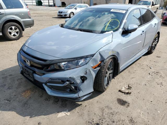 SHHFK7H4XMU421721 - 2021 HONDA CIVIC SPOR BLUE photo 9