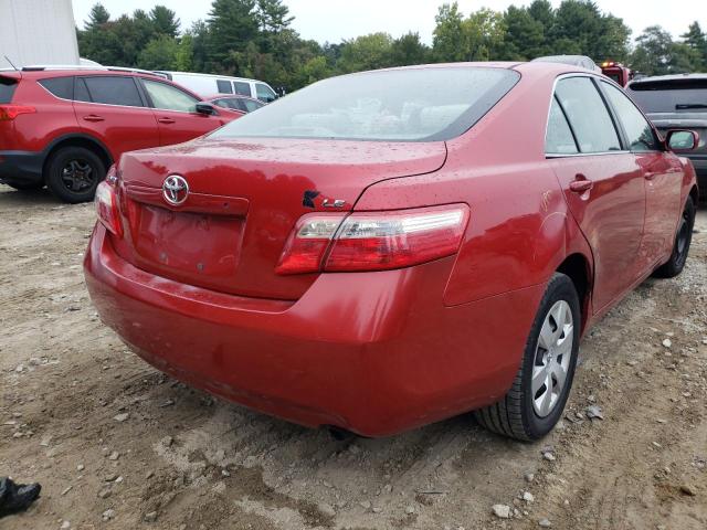 4T1BE46K48U258290 - 2008 TOYOTA CAMRY CE RED photo 4