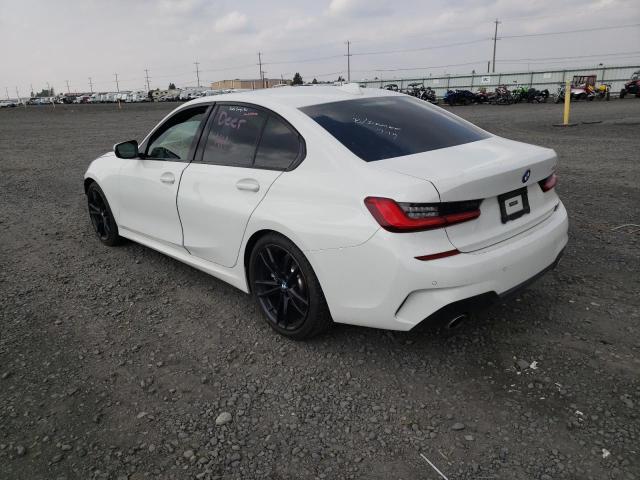 3MW5R1J01M8B88746 - 2021 BMW 330I WHITE photo 3