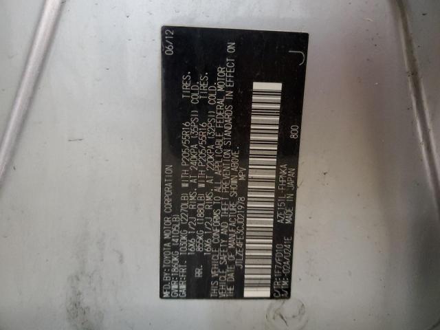 JTLZE4FE3CJ021978 - 2012 TOYOTA SCION XB  照片 10