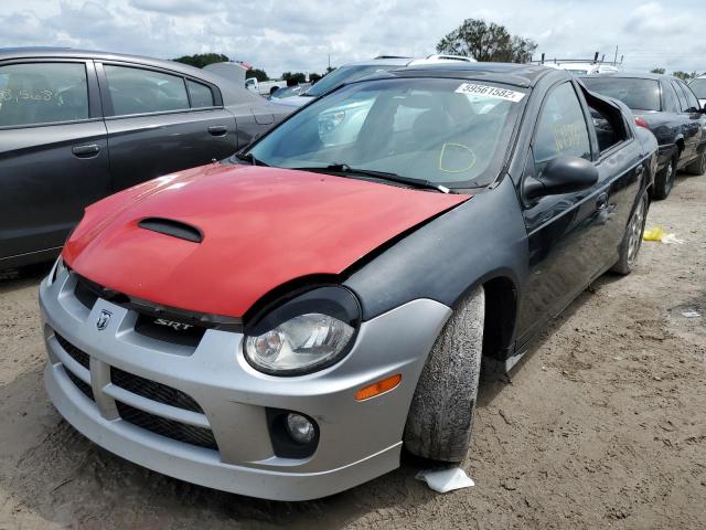 1B3AS66S74D581751 - 2004 DODGE NEON SRT-4 BLACK photo 2