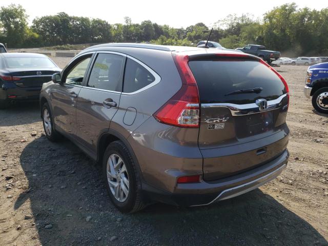 5J6RM4H70GL052154 - 2016 HONDA CR-V EXL GRAY photo 3