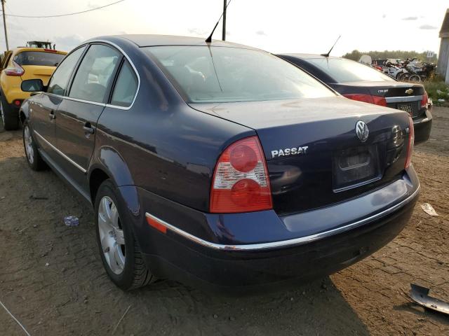 WVWRH63B42P455878 - 2002 VOLKSWAGEN PASSAT GLX Mavi foto 3