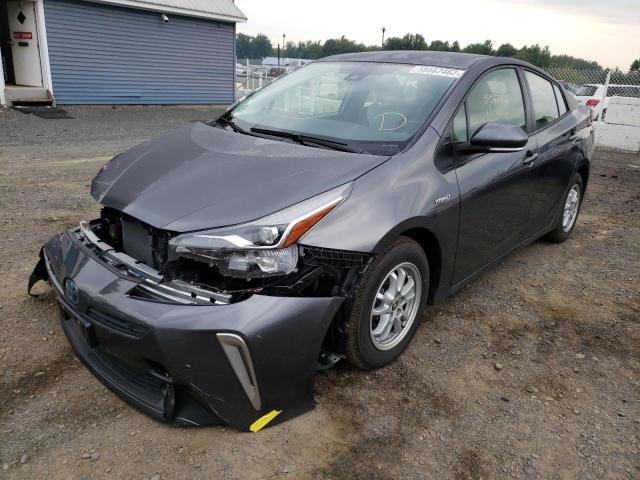 JTDL9MFU4N3032024 - 2022 TOYOTA PRIUS LE GRAY photo 2