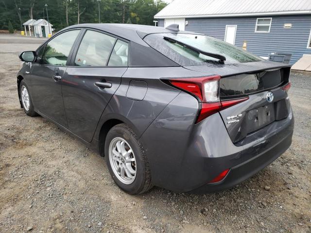 JTDL9MFU4N3032024 - 2022 TOYOTA PRIUS LE GRAY photo 3