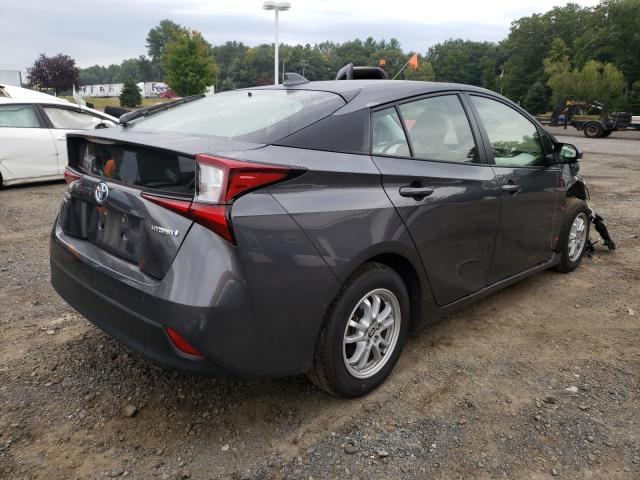 JTDL9MFU4N3032024 - 2022 TOYOTA PRIUS LE GRAY photo 4