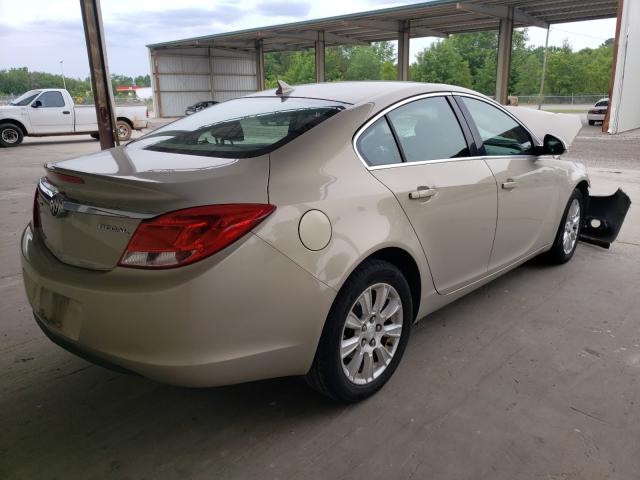2G4GR5ER5C9150894 - 2012 BUICK REGAL BEIGE photo 4