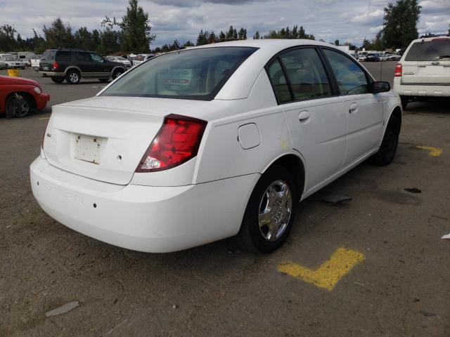 1G8AJ58F57Z120397 - 2007 SATURN ION WHITE photo 4