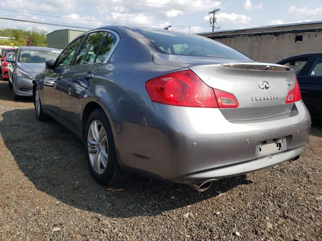 JN1CV6AR5AM451713 - 2010 INFINITI G37 GRAY photo 3