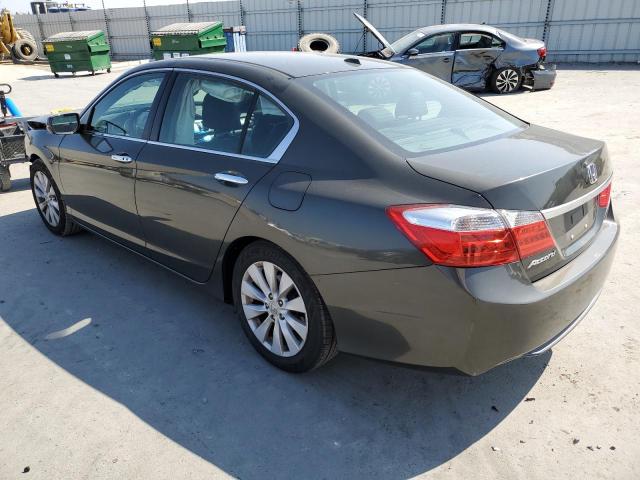 1HGCR2F85DA256079 - 2013 HONDA ACCORD EXL GRAY photo 3