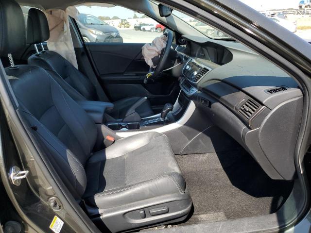 1HGCR2F85DA256079 - 2013 HONDA ACCORD EXL GRAY photo 5