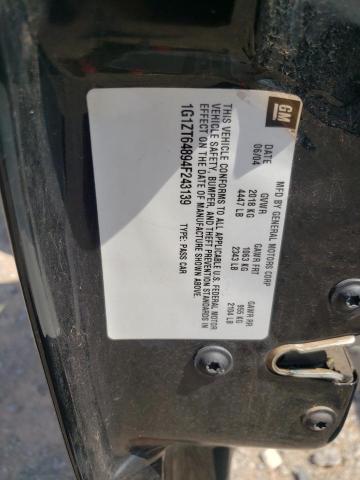 1G1ZT64894F243139 - 2004 CHEVROLET MALIBU MAX 黑色 照片 10