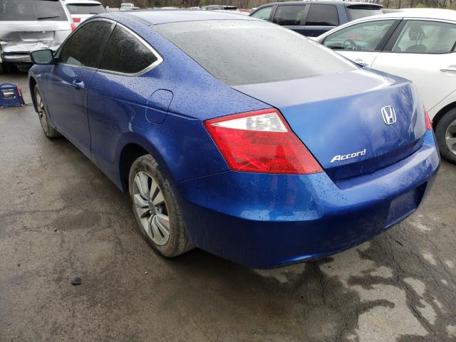 1HGCS123X8A011003 - 2008 HONDA ACCORD LX- BLUE photo 3