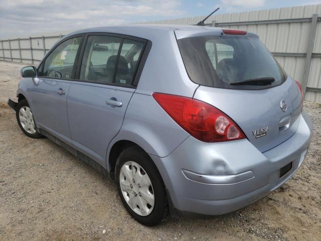 3N1BC13EX9L409056 - 2009 NISSAN VERSA S BLUE photo 3