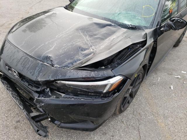 19XFL2H88NE003430 - 2022 HONDA CIVIC SPOR BLACK photo 9