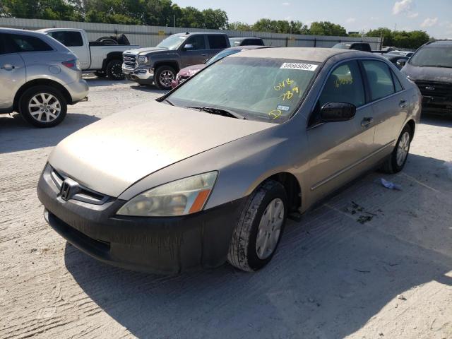 1HGCM56303A048789 - 2003 HONDA ACCORD LX TAN photo 2