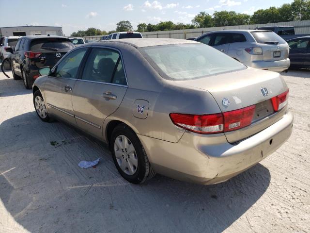 1HGCM56303A048789 - 2003 HONDA ACCORD LX TAN photo 3