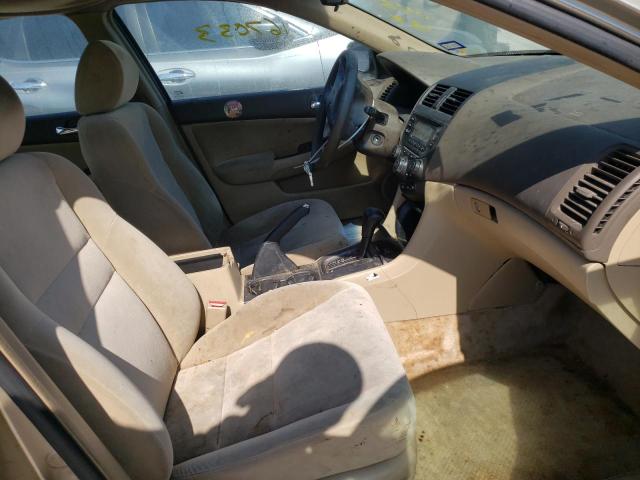 1HGCM56303A048789 - 2003 HONDA ACCORD LX TAN photo 5