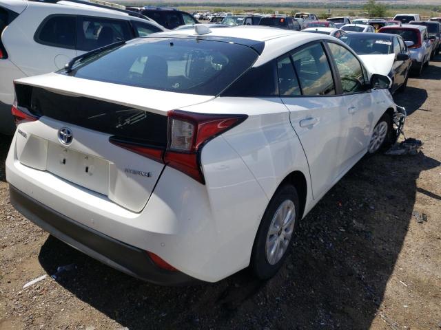 JTDKAMFU8N3159278 - 2022 TOYOTA PRIUS NIGH WHITE photo 4