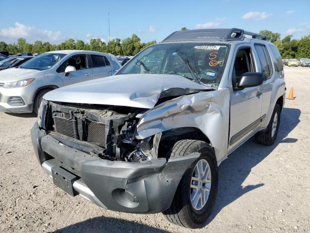 5N1AN0NU2EN807952 - 2014 NISSAN XTERRA X SILVER photo 2