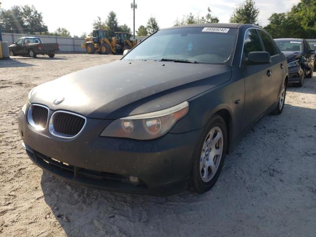 WBANA53504B849138 - 2004 BMW 525 I BLACK photo 2