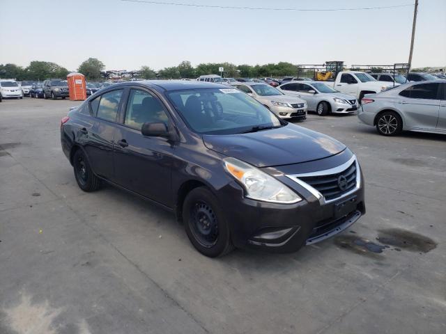 3N1CN7AP7FL878770 - 2015 NISSAN VERSA S GRAY photo 1