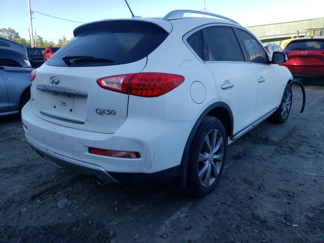 JN1BJ0RR4GM265212 - 2016 INFINITI QX50 WHITE photo 4