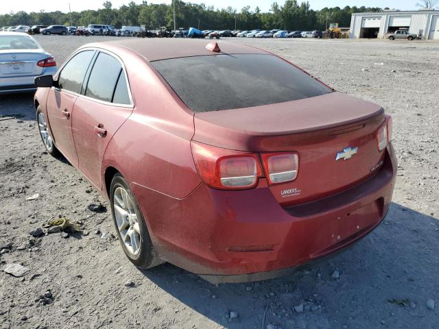 1G11D5RR4DF120872 - 2013 CHEVROLET MALIBU 1LT RED photo 3