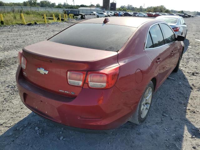 1G11D5RR4DF120872 - 2013 CHEVROLET MALIBU 1LT RED photo 4