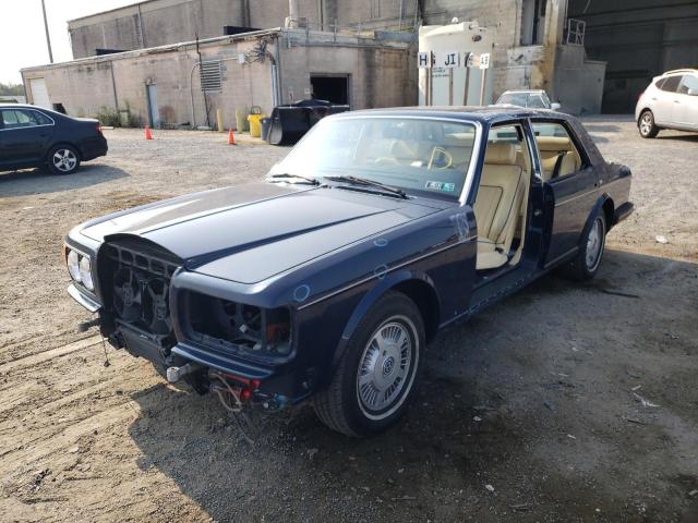 SCBZS02B8KCX26323 - 1989 BENTLEY MULSANNE S BLUE photo 2