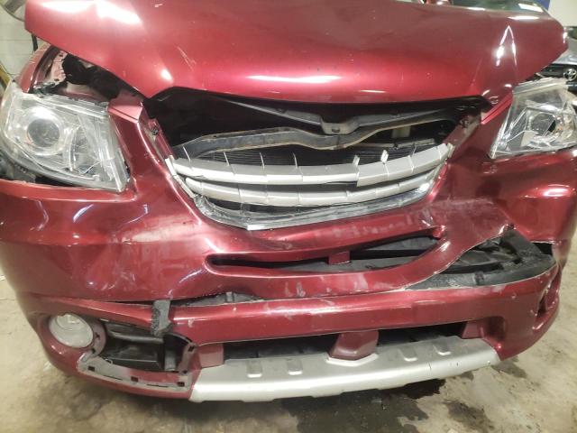 4S4WX9KDXB4400276 - 2011 SUBARU TRIBECA LI RED photo 9