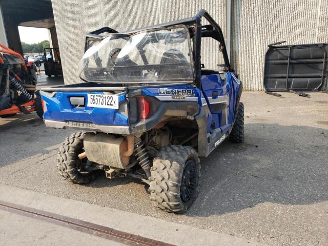 3NSRGE991JH462073 - 2018 POLARIS GENERAL 10 BLUE photo 4